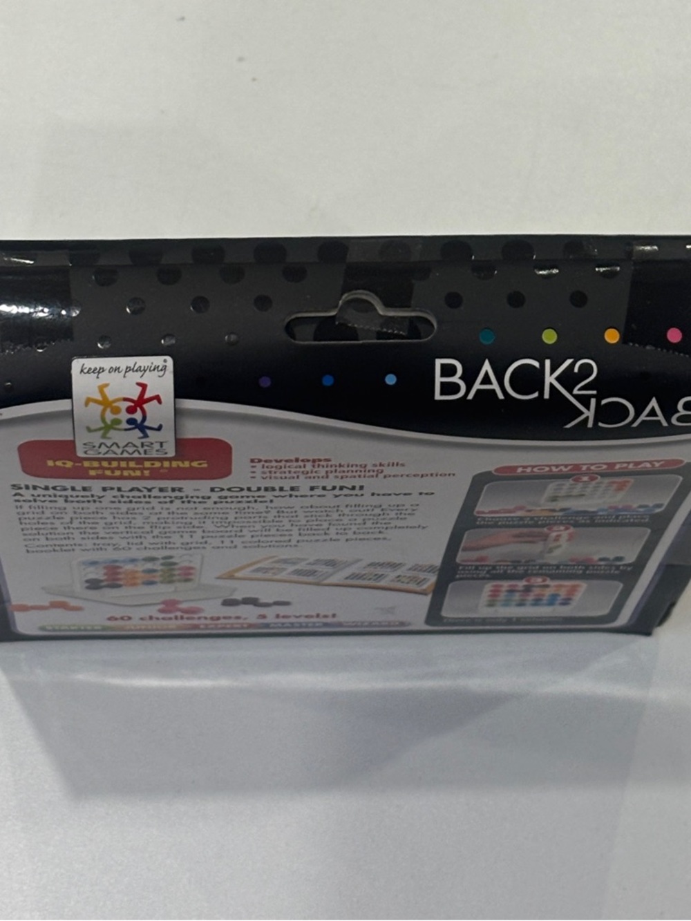 BACK2BACK Colored Peg Logic Game - Multicolor - Picture 6 of 7
